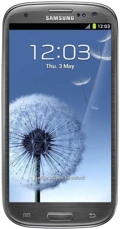 Смартфон Samsung Galaxy S3 GT-I9300 16Gb Titanium grey - Бирск